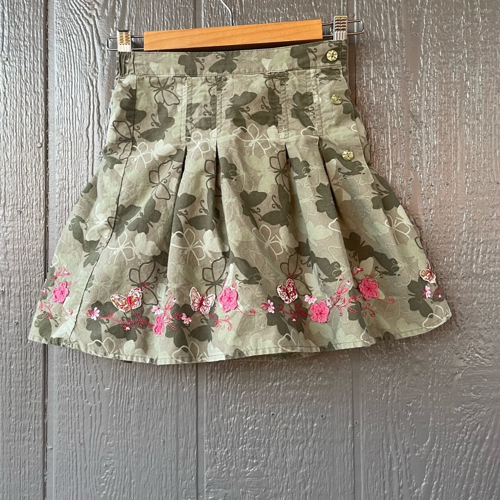 Floral Camouflage Skirt